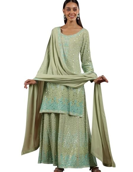 Libas Art Women's Georgette Kurta Set